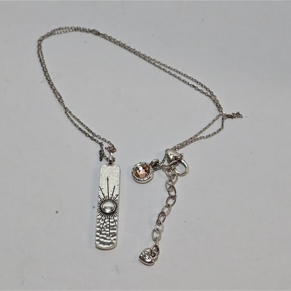 Brighton Swarovski Crystal and Silver Pl Shine On Charm and Pendant Necklace - Picture 2 of 9